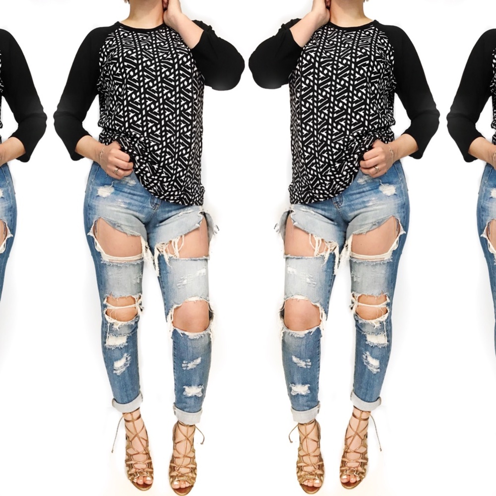 Lularoe geometric print randy - Picture 3 of 6